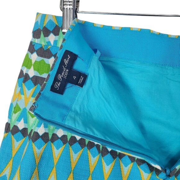 J. Crew Multicolor Patterned Skirt - Picture 9 of 9
